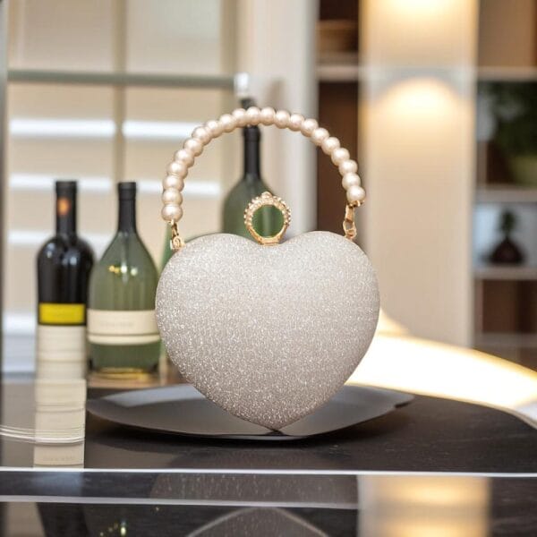 Heart Shape Handbag Clutch
